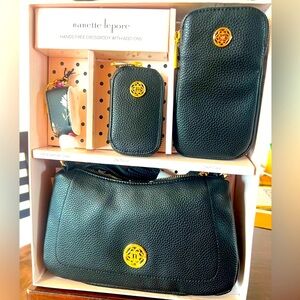 Nanette Lepore 4 piece wallet/bag in decorative box set.